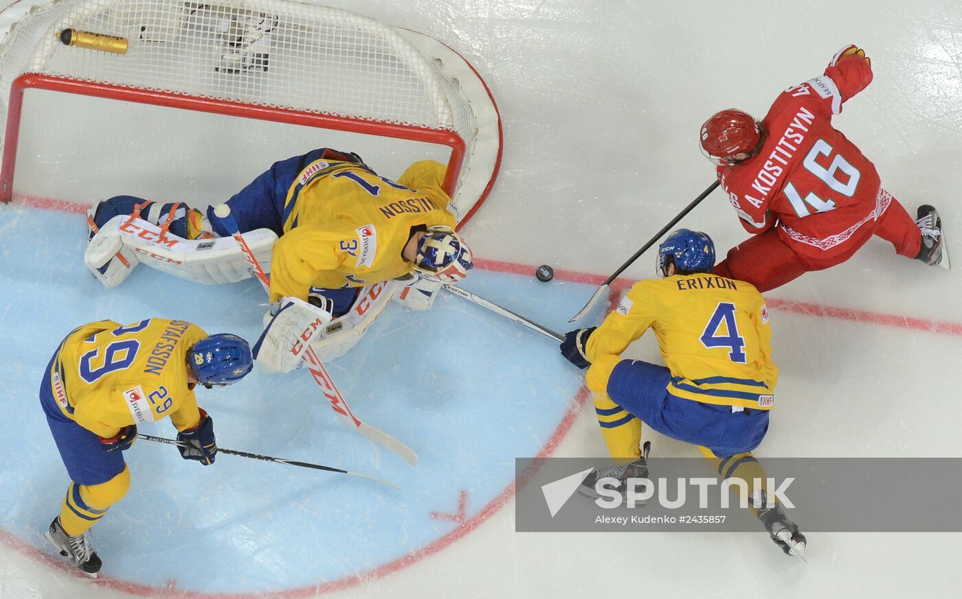 IIHF World Championships. Sweden vs. Belarus