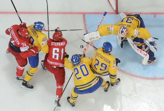 IIHF World Championships. Sweden vs. Belarus