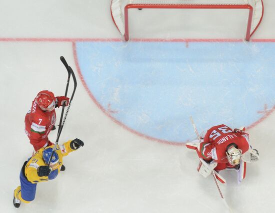 IIHF World Championships. Sweden vs. Belarus