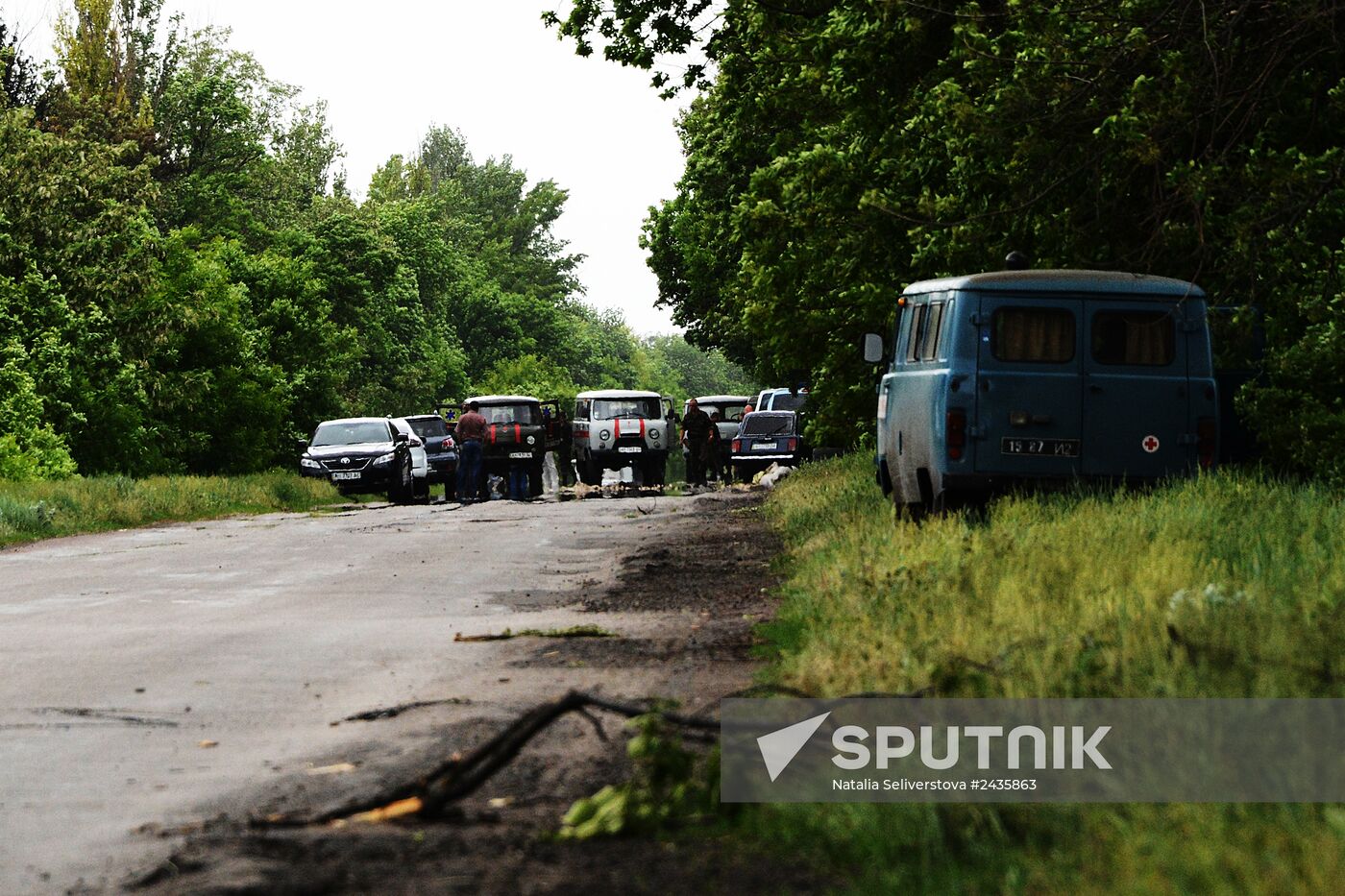 Ukraine's National Guard checkpoint assaulted by unidentified persons
