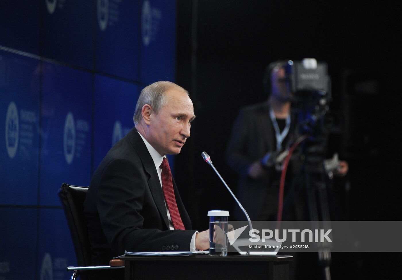 Vladimir Putin attends St. Petersburg International Economic Forum