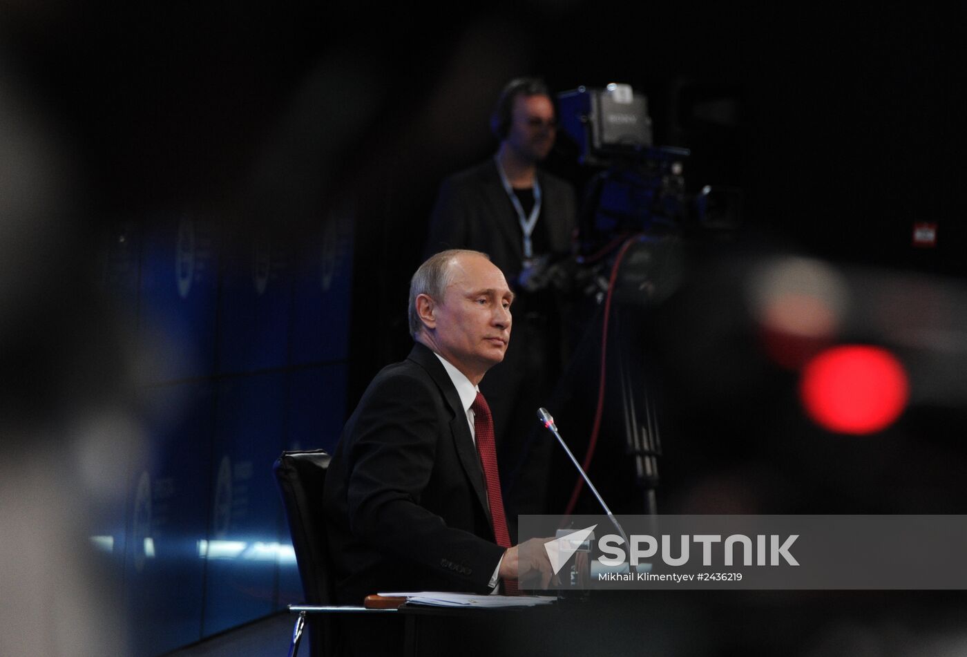 Vladimir Putin attends St. Petersburg International Economic Forum