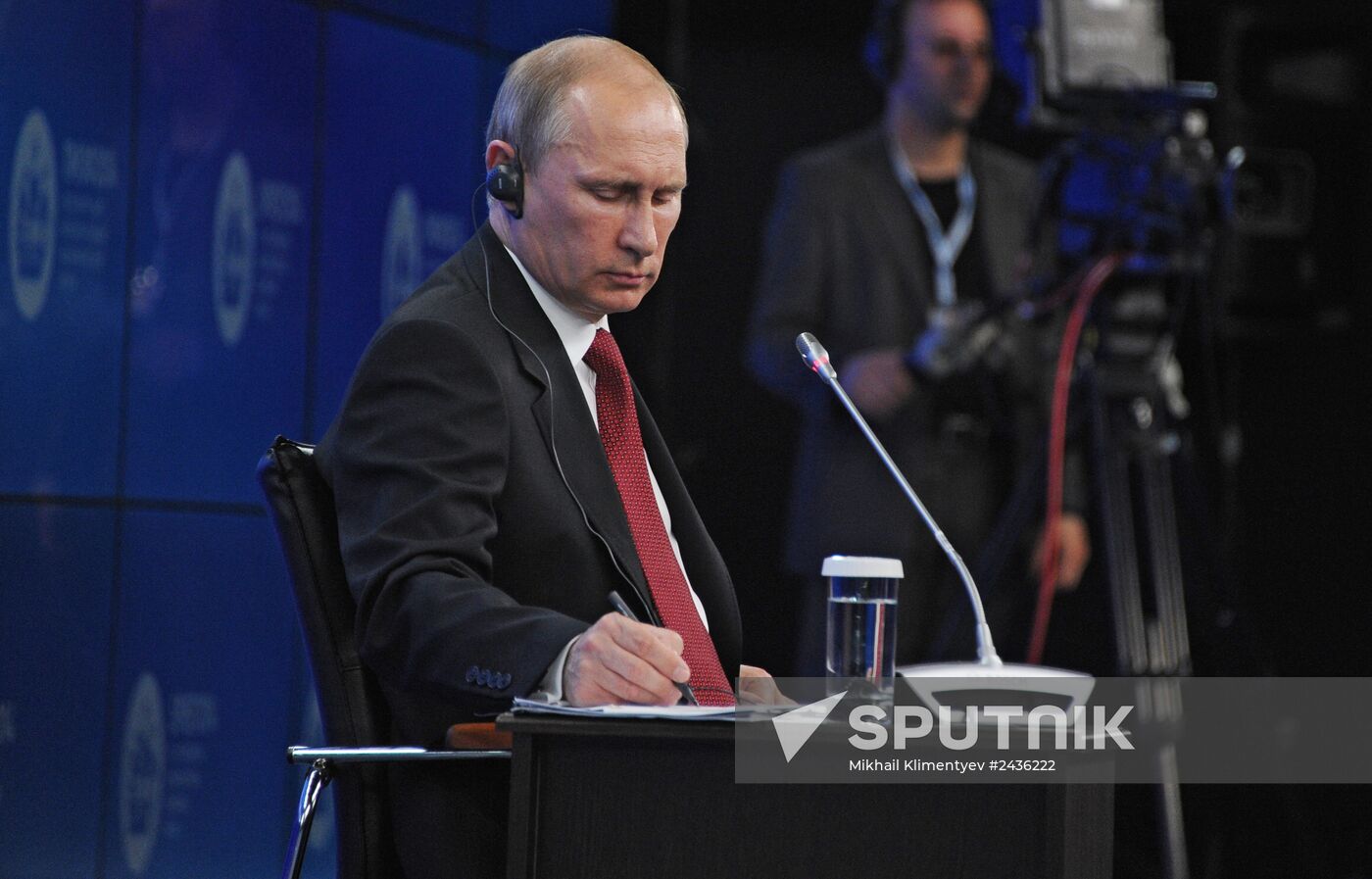Vladimir Putin attends St. Petersburg International Economic Forum