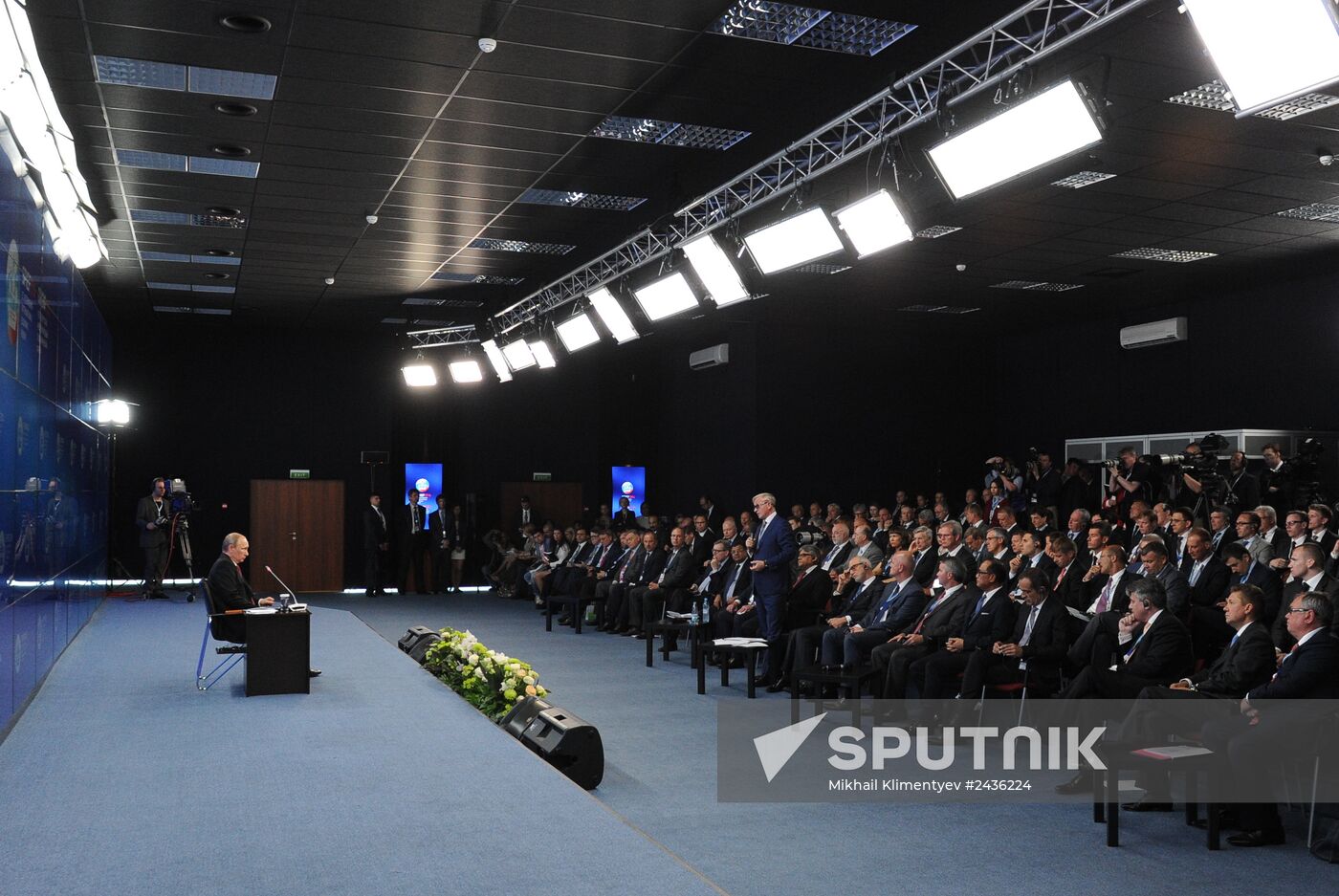 Vladimir Putin attends St. Petersburg International Economic Forum