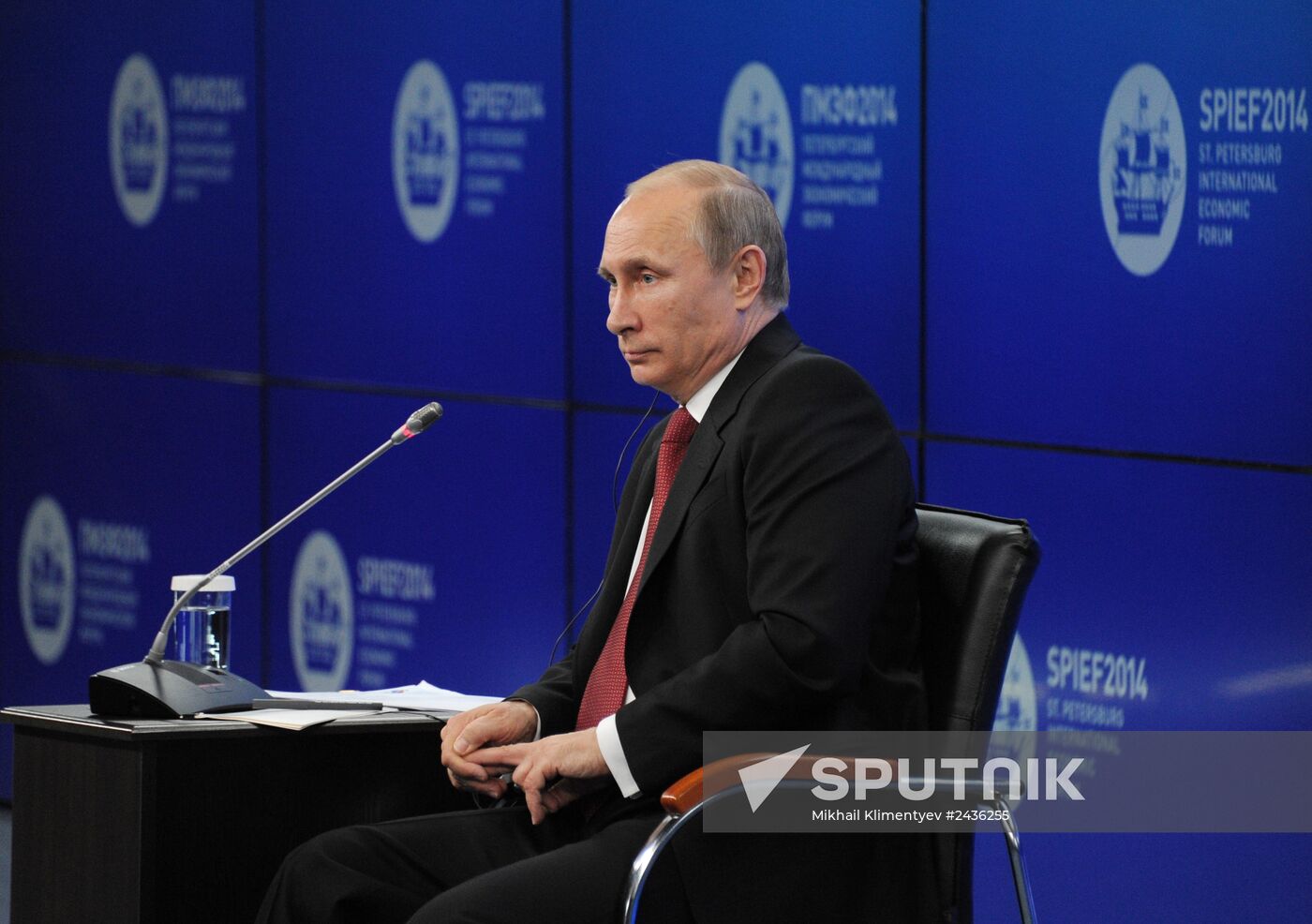 Vladimir Putin attends St. Petersburg International Economic Forum