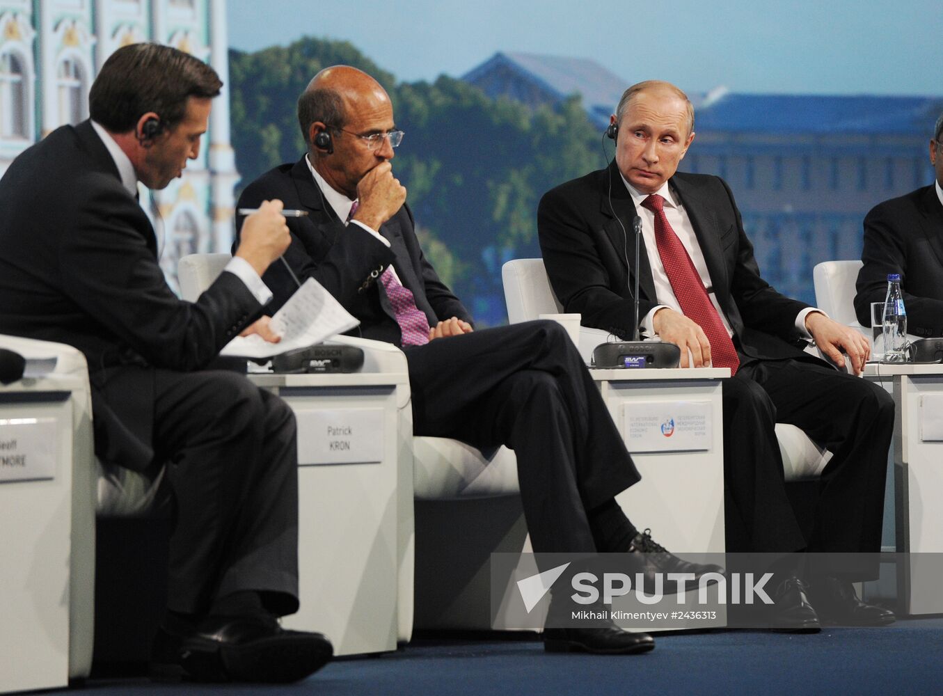 Vladimir Putin attends St. Petersburg International Economic Forum