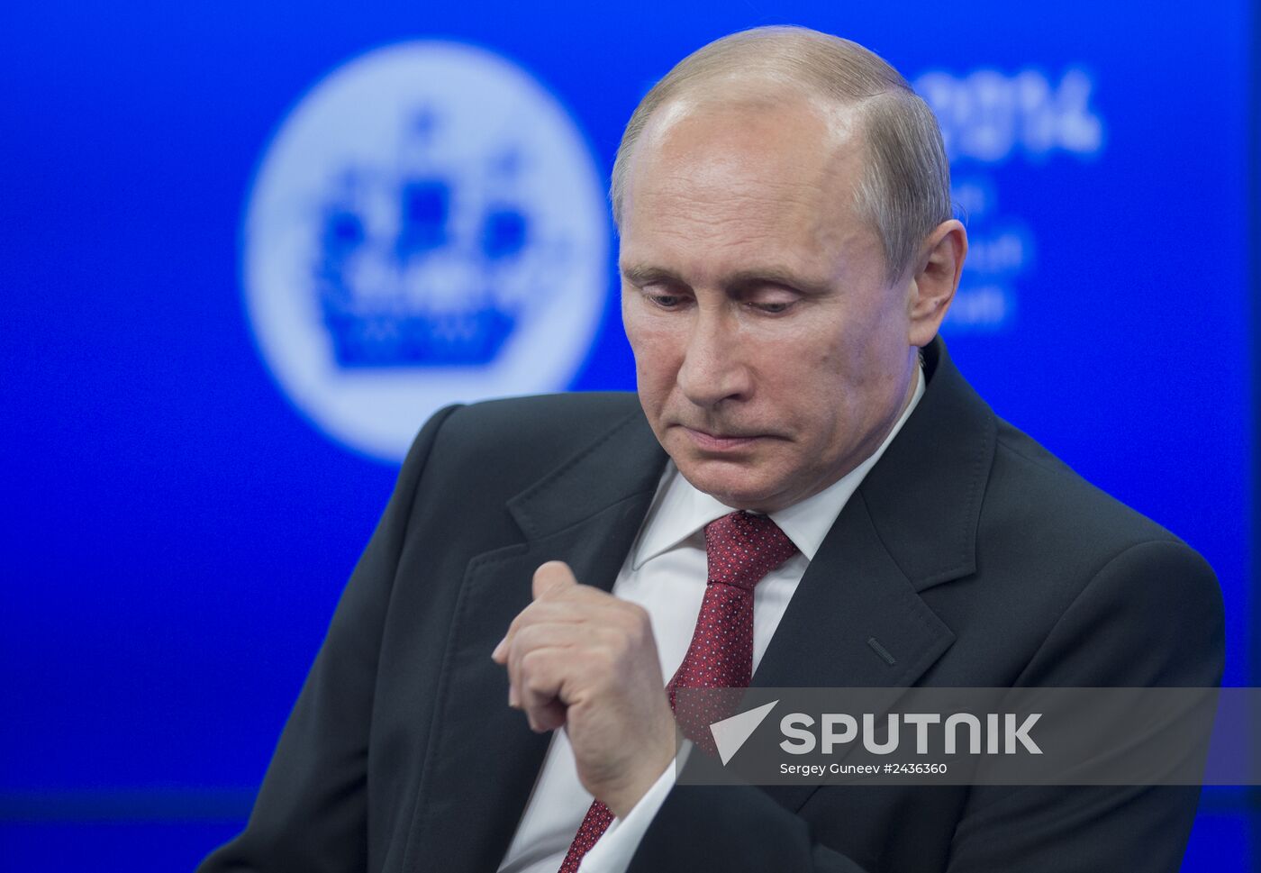 Vladimir Putin attends St. Petersburg International Economic Forum