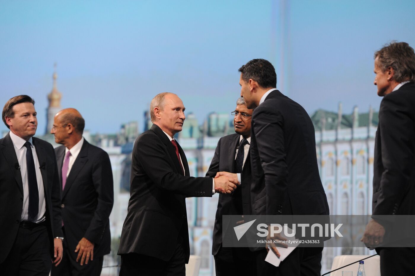 Vladimir Putin attends St. Petersburg International Economic Forum