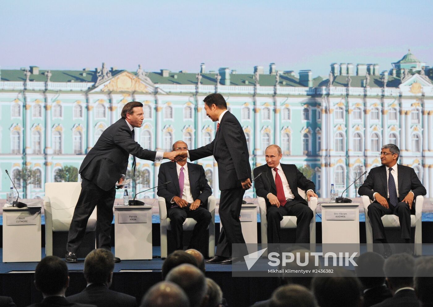 Vladimir Putin attends St. Petersburg International Economic Forum