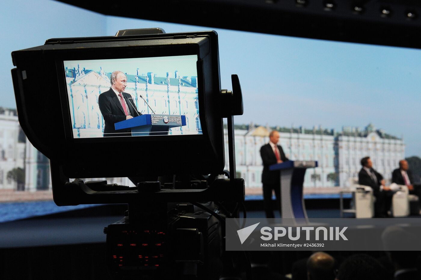 Vladimir Putin attends St. Petersburg International Economic Forum