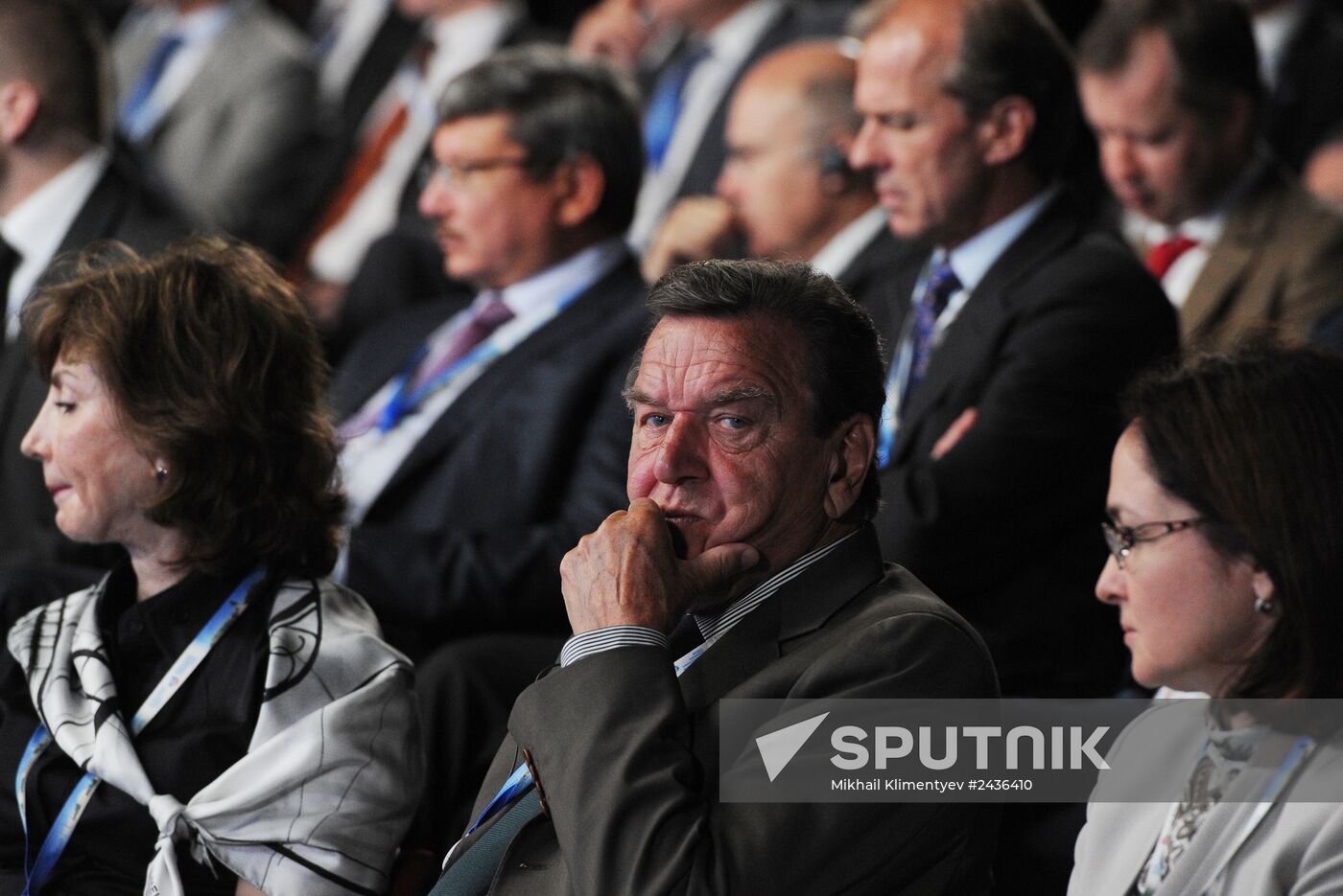 Vladimir Putin attends St. Petersburg International Economic Forum