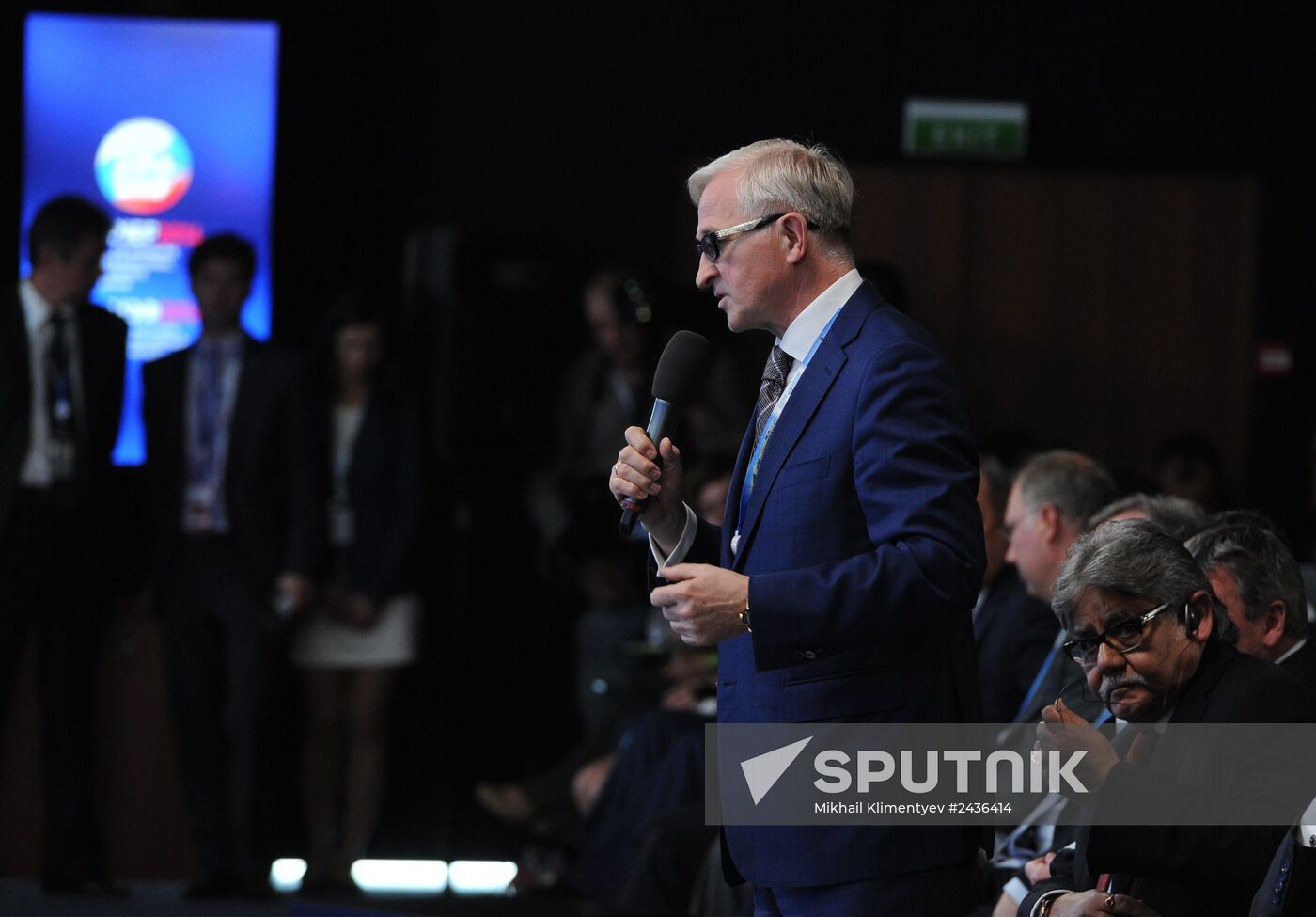 Vladimir Putin attends St. Petersburg International Economic Forum