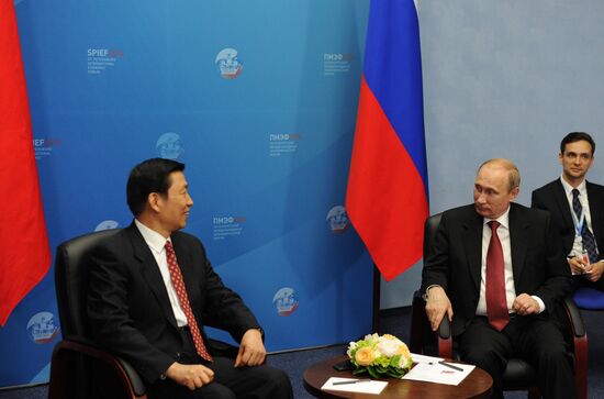 Vladimir Putin attends St. Petersburg International Economic Forum