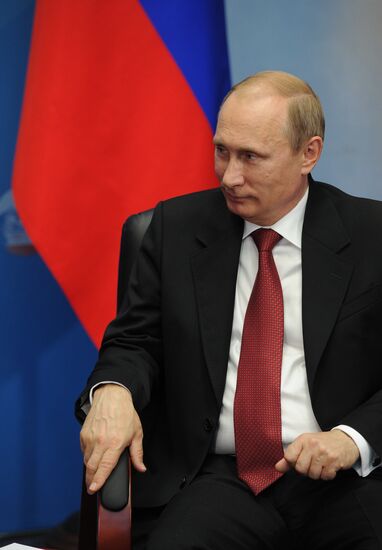 Vladimir Putin attends St. Petersburg International Economic Forum