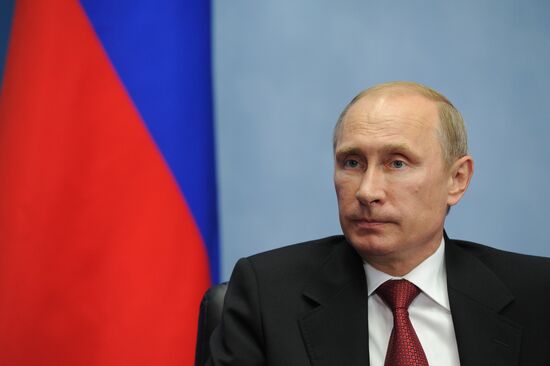 Vladimir Putin attends St. Petersburg International Economic Forum