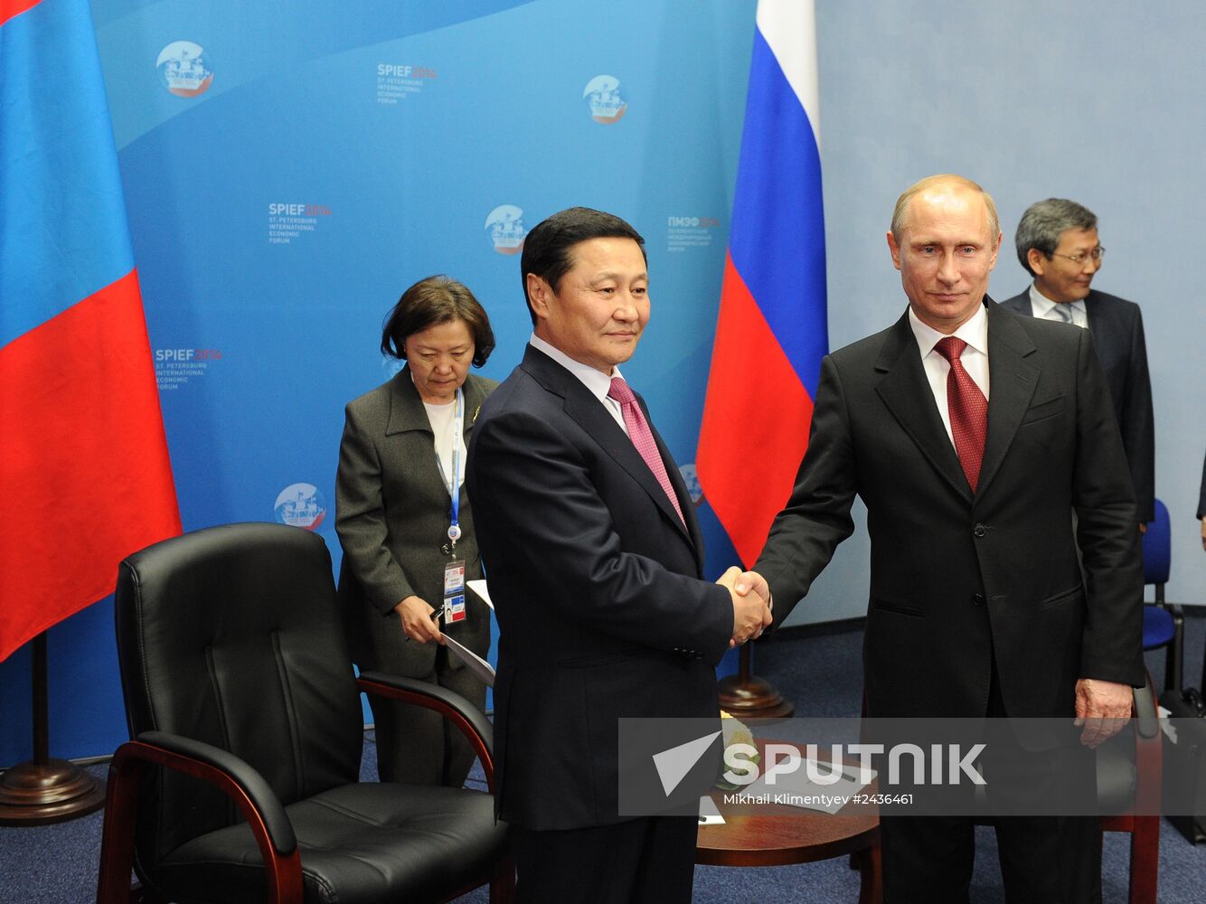 Vladimir Putin attends St. Petersburg International Economic Forum