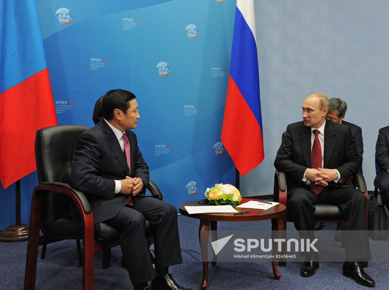 Vladimir Putin attends St. Petersburg International Economic Forum