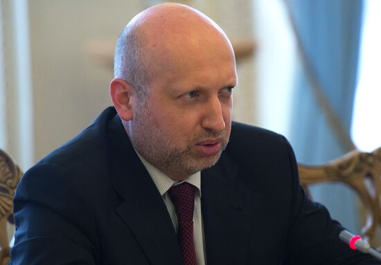 Oleksandr Turchinov meets with Madeleine Albright