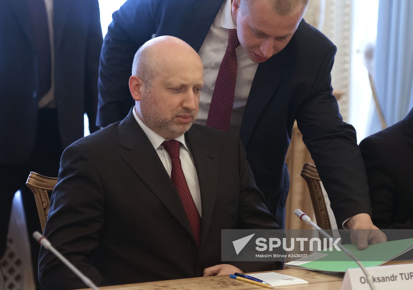 Oleksandr Turchinov meets with Madeleine Albright