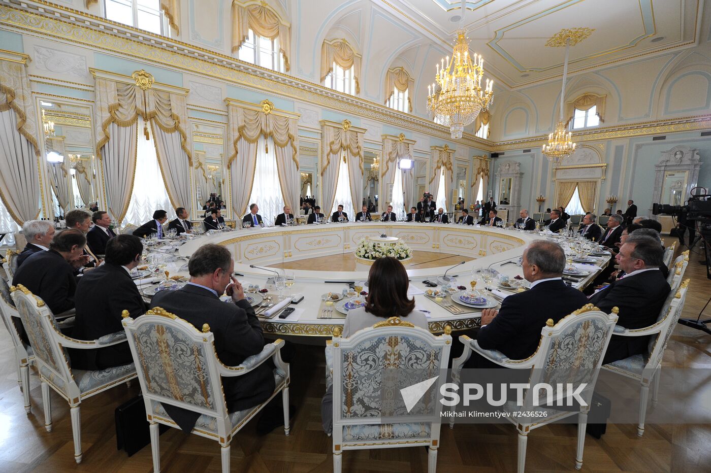 Vladimir Putin attends St. Petersburg International Economic Forum