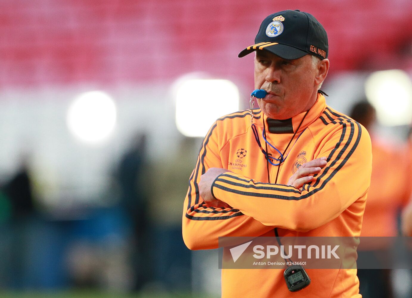 Football. Training of Real Madrid football club