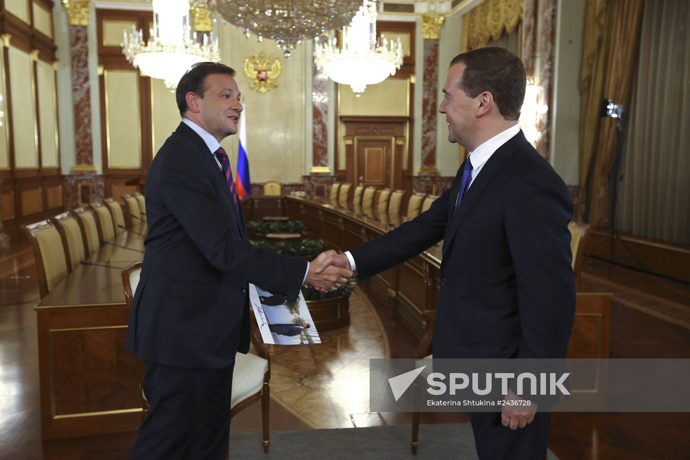 Dmitry Medvedev gives interview to Rossiya TV channel