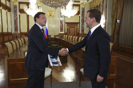 Dmitry Medvedev gives interview to Rossiya TV channel