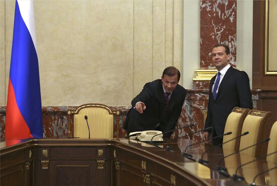 Dmitry Medvedev gives interview to Rossiya TV channel