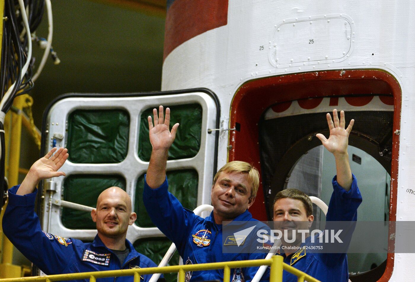 Preparations for launch of Soyuz TMA-13M spacecraft