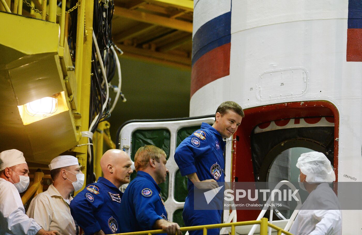 Preparations for launch of Soyuz TMA-13M spacecraft