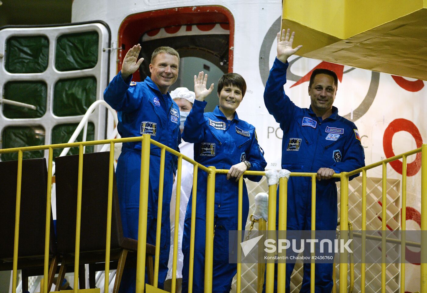 Preparations for launch of Soyuz TMA-13M spacecraft