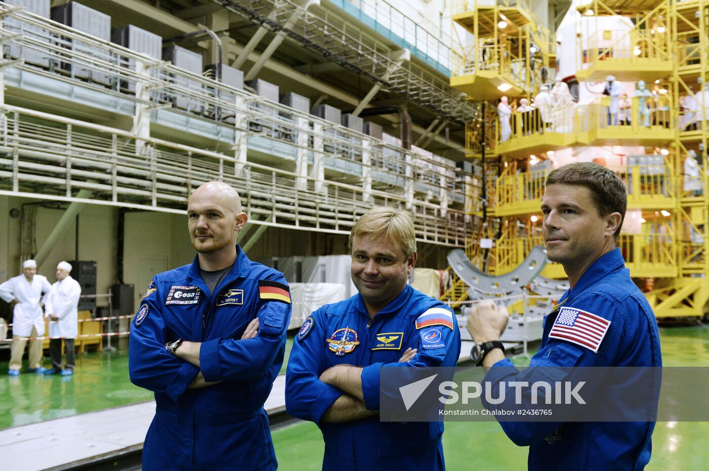 Preparations for launch of Soyuz TMA-13M spacecraft
