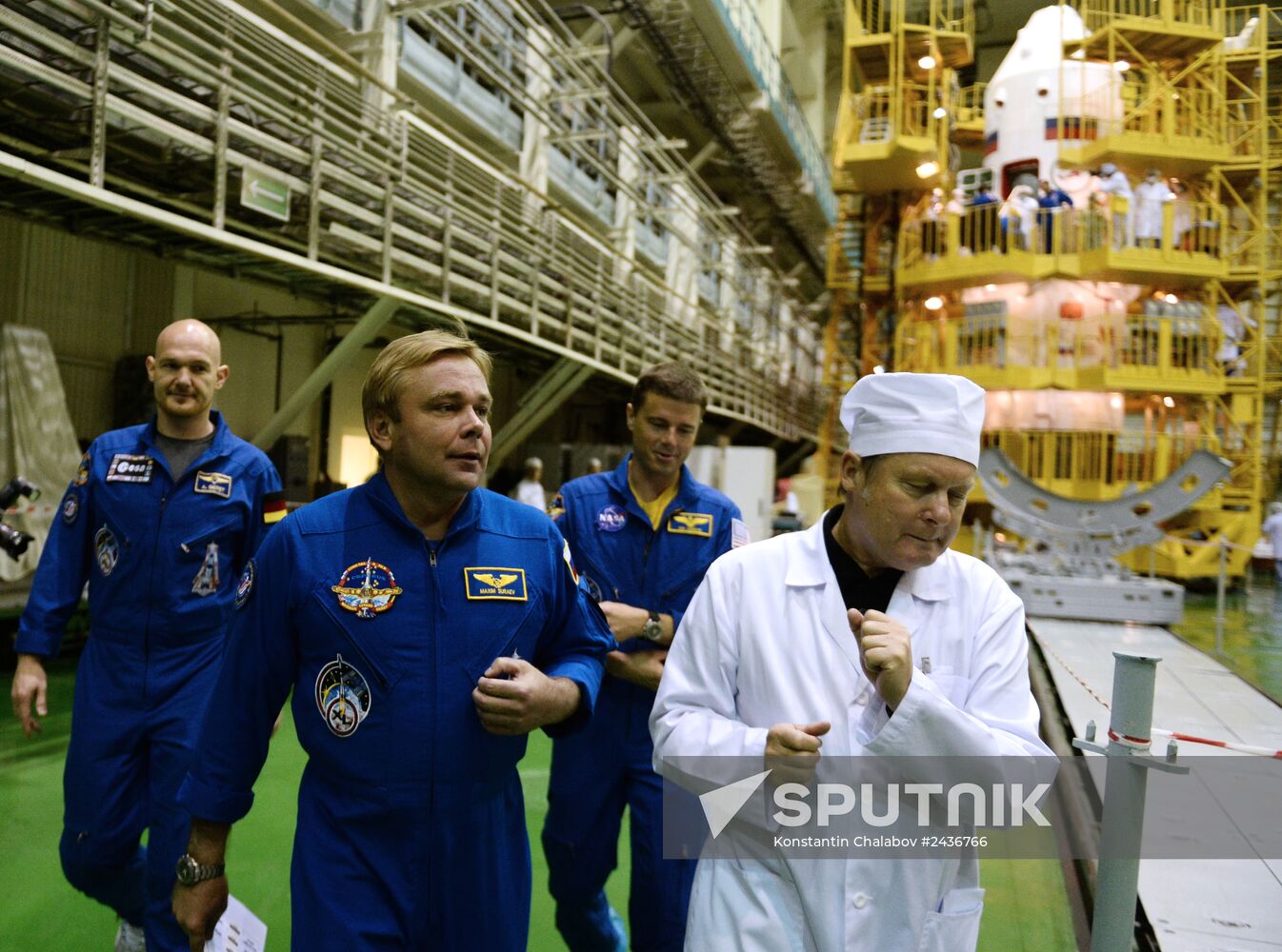 Preparations for launch of Soyuz TMA-13M spacecraft