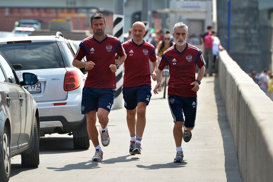 Russian football team prepares for 2014 FIFA World Cup