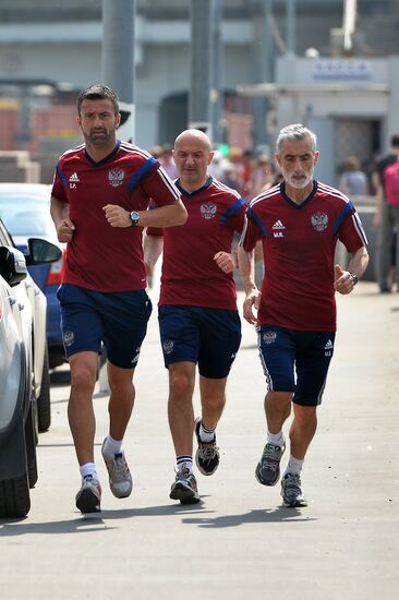 Russian football team prepares for 2014 FIFA World Cup