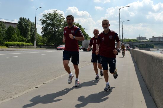 Russian football team prepares for 2014 FIFA World Cup