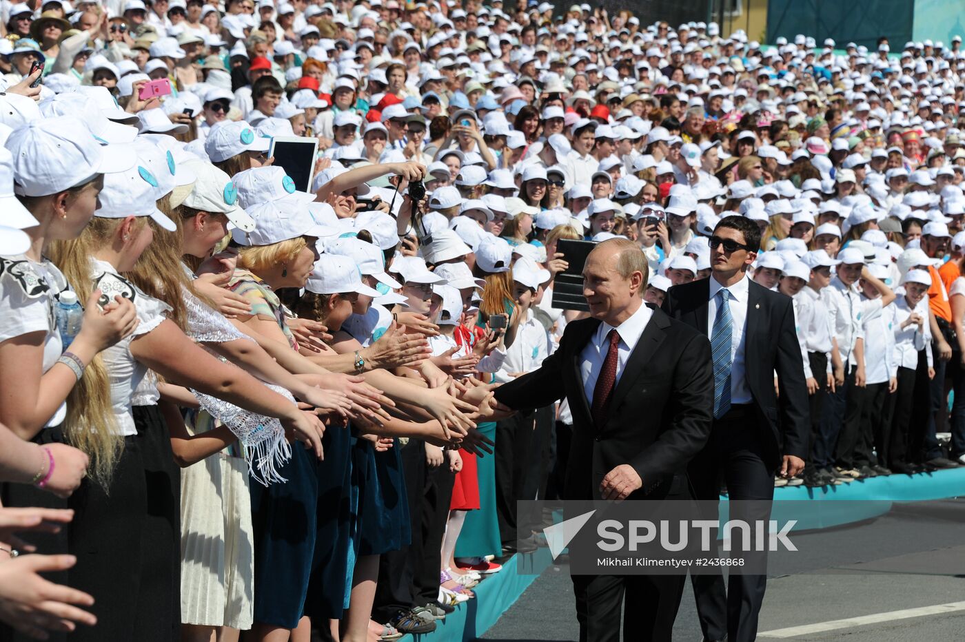 Vladimir Putin attends concert at St. Isaac's in St. Petersburg