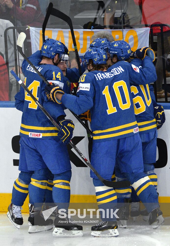 2014 IIHF World Championship. Semifinals. Russia vs. Sweden