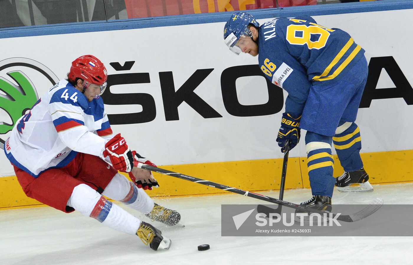 2014 IIHF World Championship. Semifinals. Russia vs. Sweden