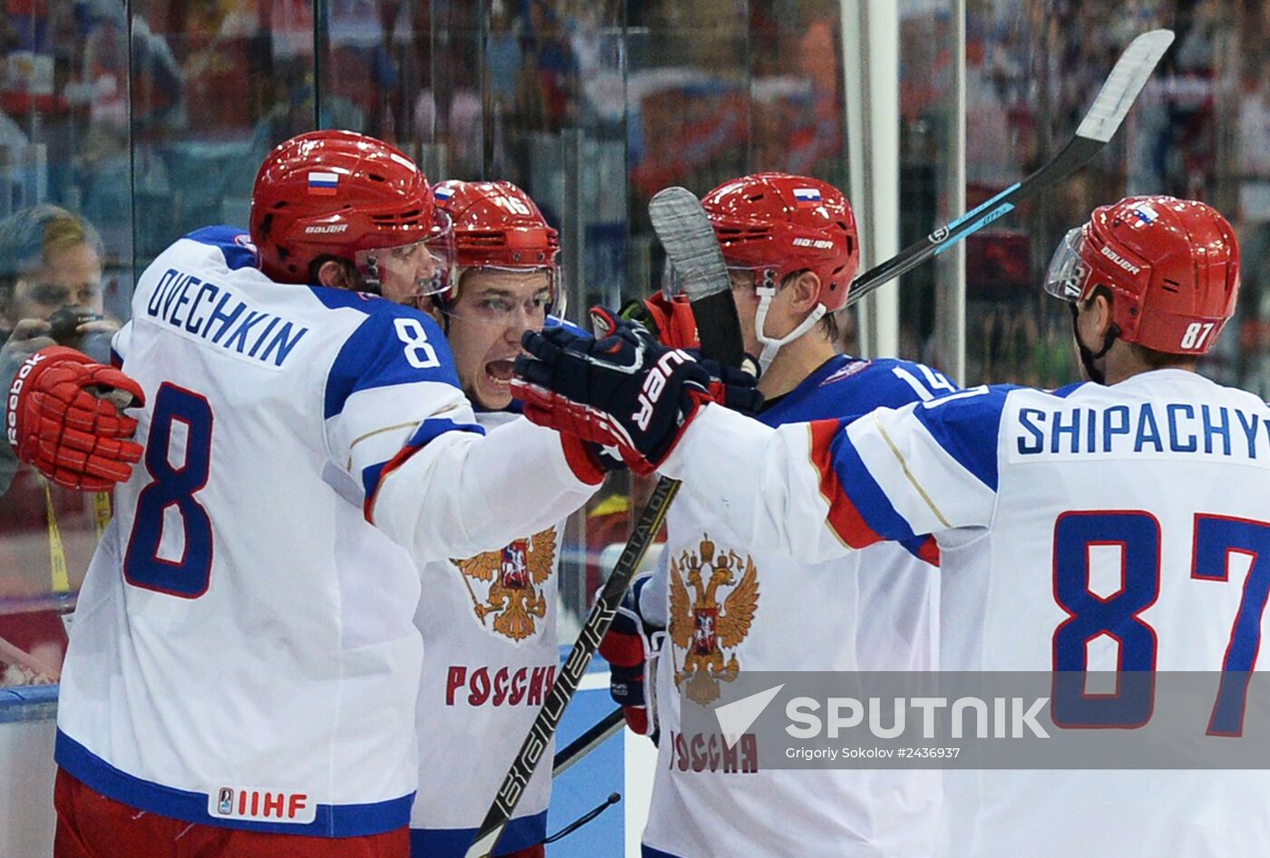 2014 IIHF World Championship. Semifinals. Russia vs. Sweden