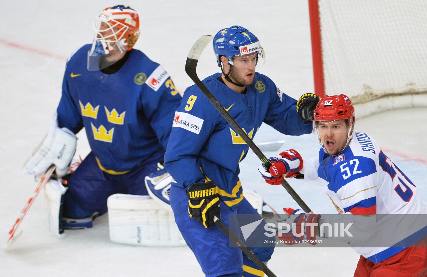 2014 IIHF World Championship. Semifinals. Russia vs. Sweden
