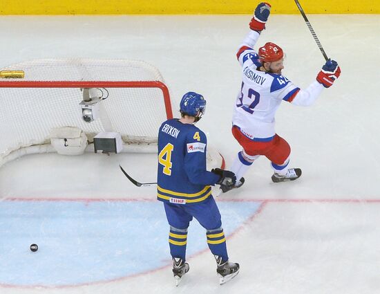 2014 Men's World Ice Hockey Championships. Russia vs. Sweden
