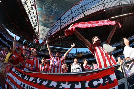 Football. Champions League. Final. Real Madrid vs. Atletico