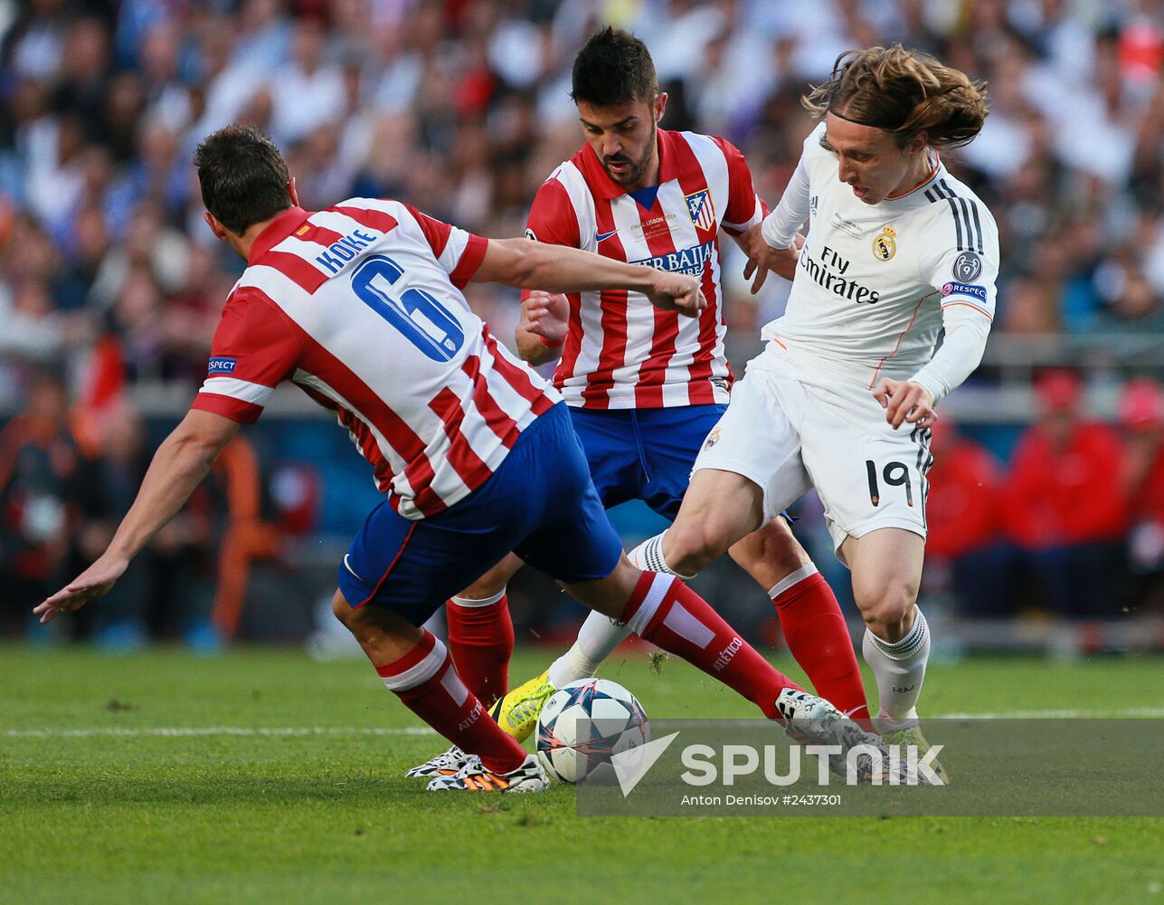 Football. Champions League. Final. Real Madrid vs. Atletico