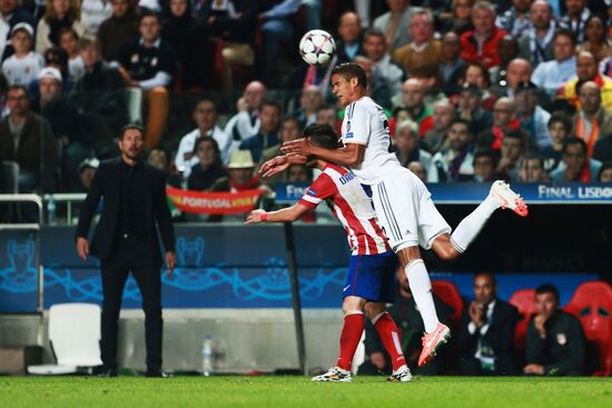 Football. Champions League. Final. Real Madrid vs. Atletico