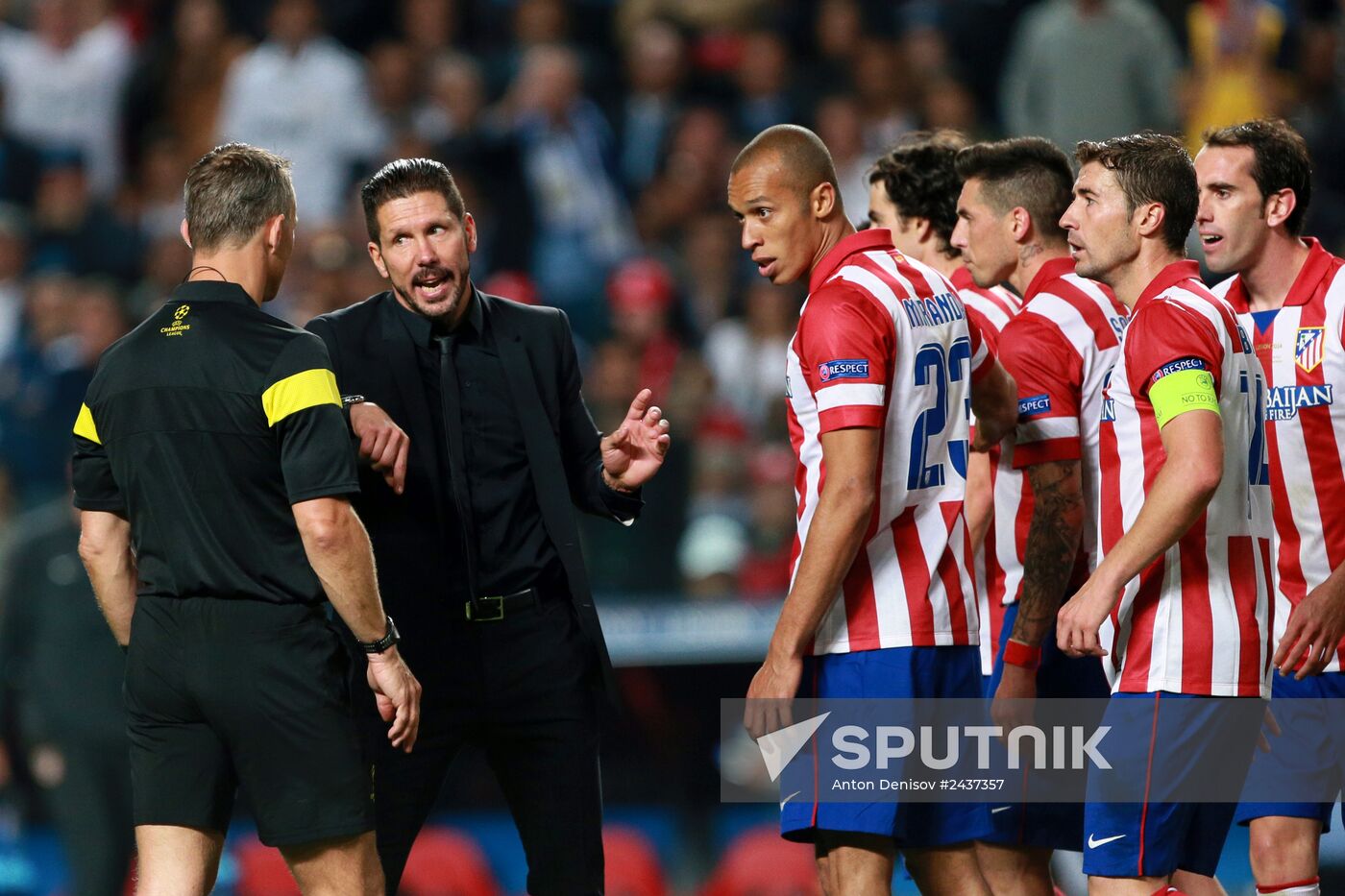 Football. Champions League. Final. Real Madrid vs. Atletico