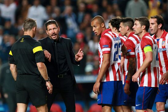 Football. Champions League. Final. Real Madrid vs. Atletico