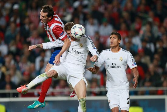 Football. Champions League. Final. Real Madrid vs. Atletico