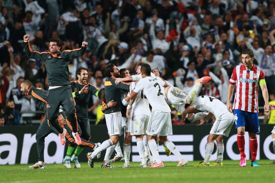 Football. Champions League. Final. Real Madrid vs. Atletico