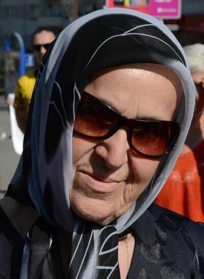 Rally in support of Donetsk People's Republic